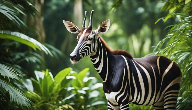 Die geheimnisvolle Welt der Okapis: Ein Blick auf das faszinierende Tier des Regenwaldes